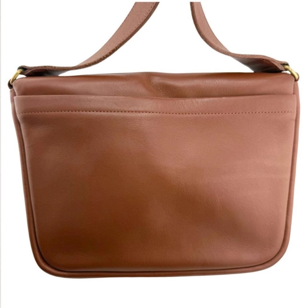 Coach Tan Leather Men's Messenger Bag Unisex - Picture 3 of 11